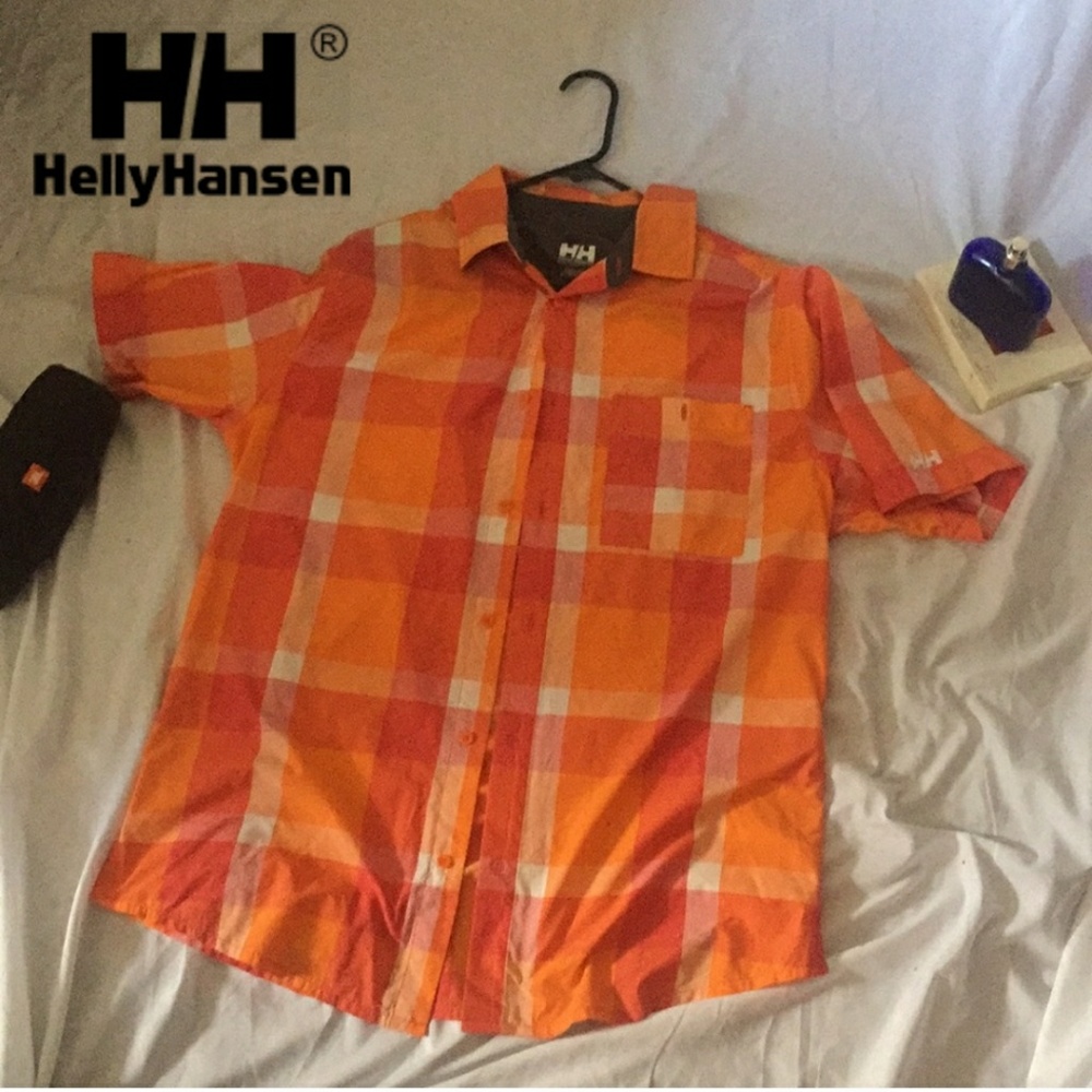 VINTAGE soft plaid Helly Hansen NWOT